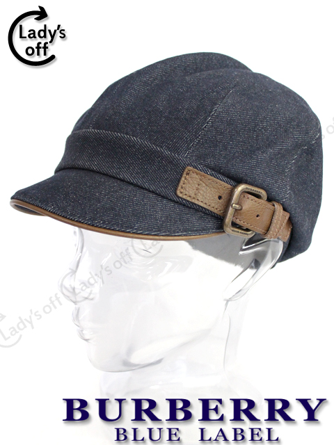 【セール新作】BURBERRY BLUELABEL デニムキャスケット帽 帽子