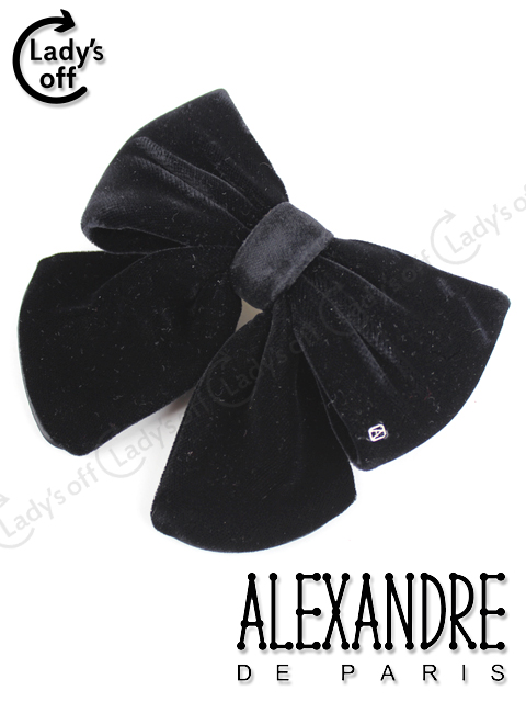 アレクサンドルドゥパリ ベロアリボンバレッタ 黒 ブラック mix-9075 | 買取実績 | レディースオフ