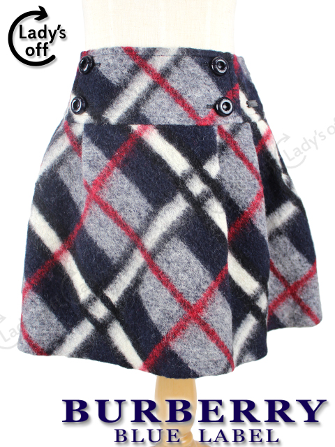 バーバリーブルーレーベル[Burberry] フレアースカート