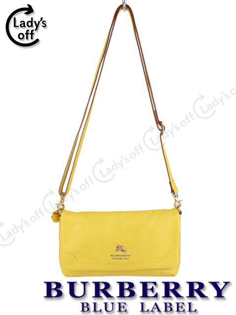 バーバリーブルーレーベル[Burberry] レザーショルダーバッグ
