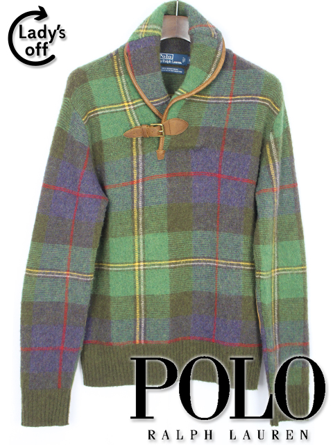 ポロ ラルフローレン ［ Polo by RalphLauren ］ ビッグポニー ジップアップ サマーニット セーター ［M］ メンズ トップス ネイビー 紺色 長袖