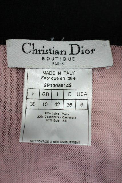クリスチャンディオール [ Christian Dior ] カシミヤ混 リボン ニット