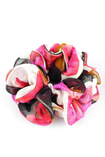 アッカ ［ acca ］ フラワー フリル シュシュ ヘアアクセサリー ヘアアクセ シュシュ ヘアゴム