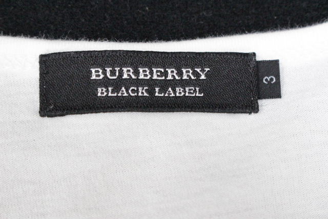 バーバリーブラックレーベル [ Burberry ] ロゴ ロンT ホワイト 白
