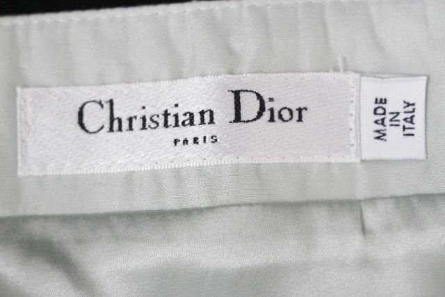 クリスチャンディオール [ Christian Dior ] フラワー プリーツ セットアップ スーツ グリーン レディース ディオール