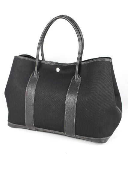 エルメス ［ HERMES ］ ガーデンパーティー PM ブラック 黒 ［H刻印］ レディース トートバッグ バッグ