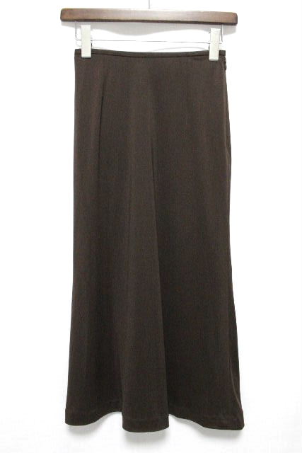 レオナール ［ LEOMARD ］ ロゴ ロングスカート ブラウン 茶色 SIZE［64］ レディース タイトスカート