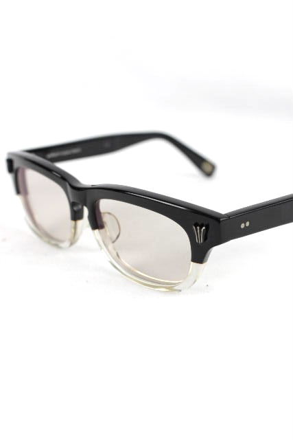 泰八郎謹製 ［ uniform experiment ］ ブラック セルロイド 手造 プレミア 眼鏡フレーム メンズ メガネ めがね