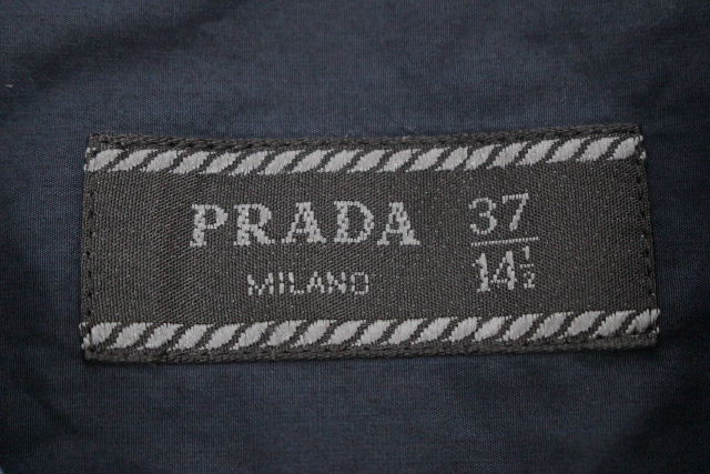 PRADA プラダ カジュアルシャツ 37(XS位) グレー