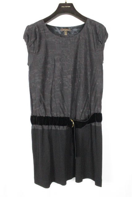 ルイヴィトン [ LOUISVUITTON ] LVロゴ ベルト チュニック ベルト ワンピース SIZE［34］ レディース ヴィトン ビトン ワンピ