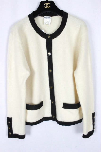 シャネル ［ CHANEL ] ★カシミヤ100%★ ココマーク カーディガン SIZE［42］ レディース トップス カーデ セーター ジャケット