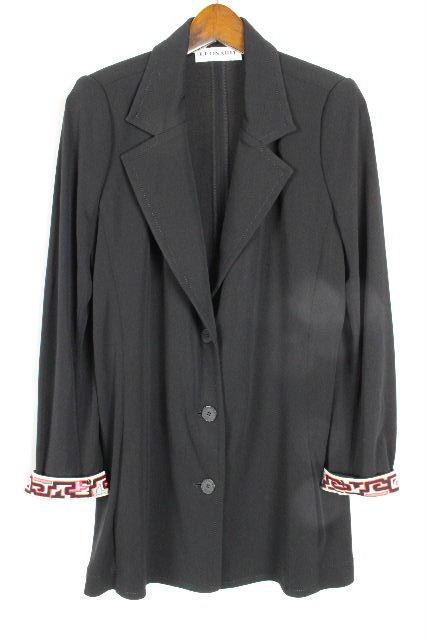 レオナール ［ LEONARD ］ ストレッチ ジャケット ブラック 黒 SIZE[46] レディース トップス アウター カーディガン カーデ