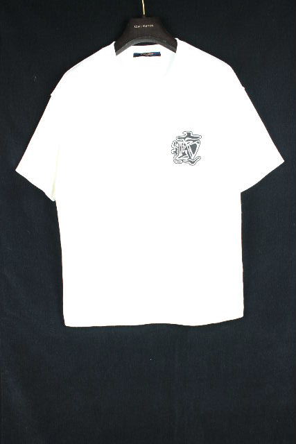 ルイヴィトン ［ LOUISVUITTON ] 19SS LVグラフィック ロゴ Tシャツ ホワイト 白 半袖 SIZE[S] メンズ ヴィトン ビトン プルオーバ カットソー