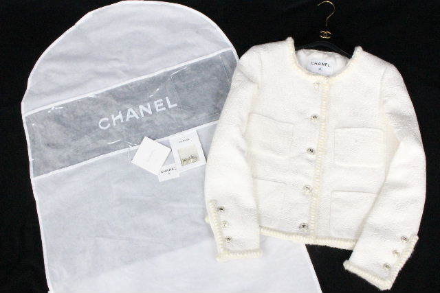 21A シャネル CHANEL メティエダールコレクション ジャケット ３８ P71059　E111