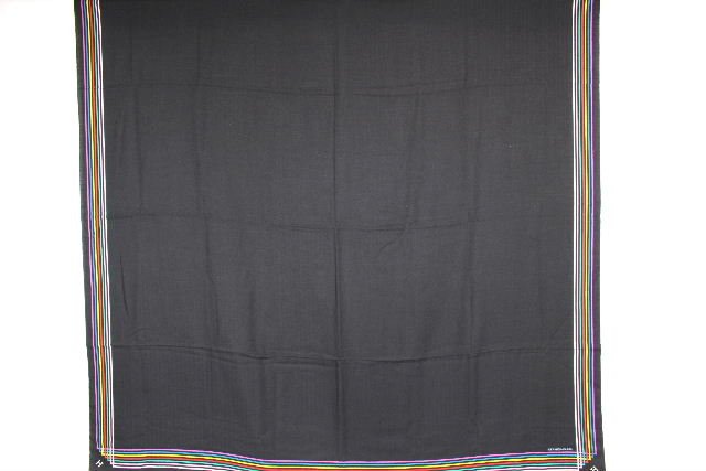 エルメス HERMES カレ140 カレジェアン ブラック 黒 カシシル 大判 スカーフ　 P1121